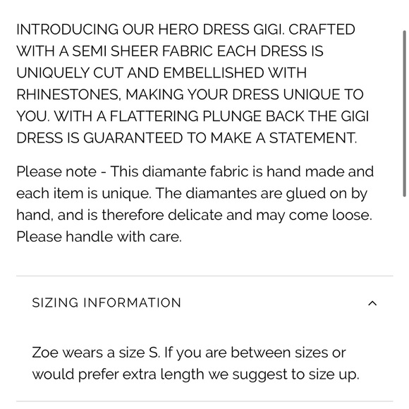 SLA THE LABEL GIGI DIAMANTE mini dress - Picture 5 of 7